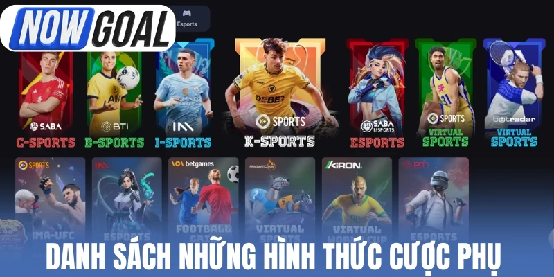 Danh sách những hình thức cược phụ 