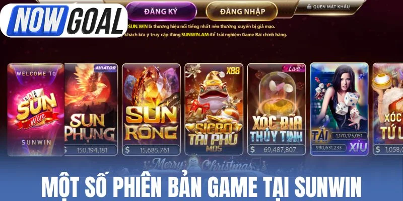 Một số phiên bản game hot nhất tại Sunwin