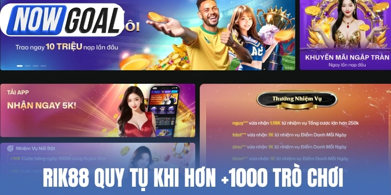 Rik88 quy tụ khi hơn +1000 trò chơi 