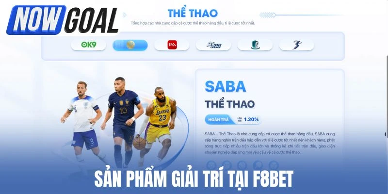 Sản phẩm giải trí tại F8bet