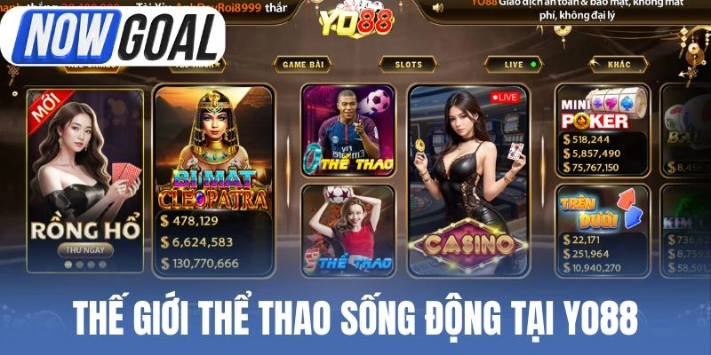 Thế giới thể thao sống động tại Yo88