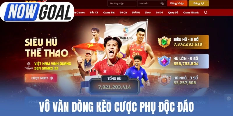 Vô vàn dòng kèo cược phụ độc đáo