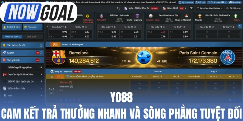 Yo88 cam kết trả thưởng nhanh và sòng phẳng tuyệt đối