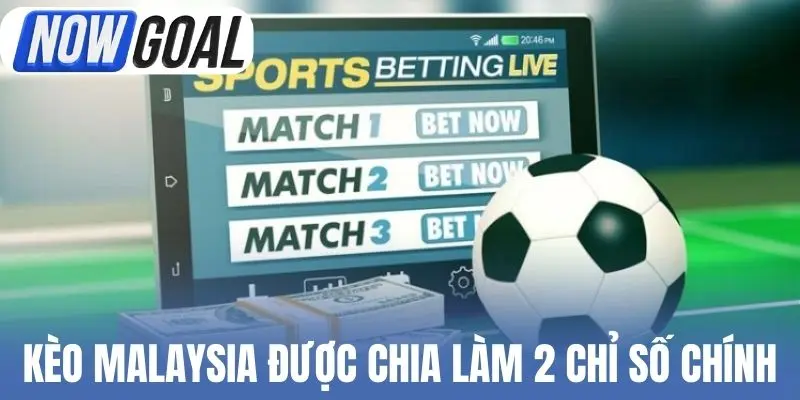 Kèo Malaysia được chia làm 2 chỉ số chính